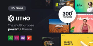 Litho v2.9 – Multipurpose Elementor WordPress Theme Nulled