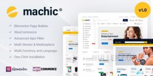 Machic v1.4.8 – Electronics Store WooCommerce Theme Nulled