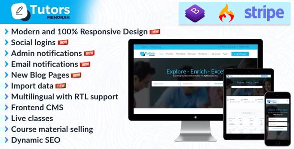 MenorahDirectory v4.0 – Online Video Classes Tutoring Script
