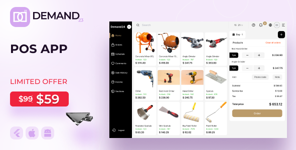 On-Demand24 v2024-2 - POS + Order & Service Management (IOS, Android, Desktop)