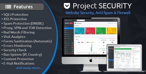 Project SECURITY v5.1.0 – Website Security, Anti-Spam & Firewall WP Plugin