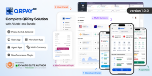 QRPay Pro v1.0.0 – Complete QRPay Solution with All Add-ons Bundle Nulled