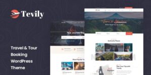 Tevily v1.2.6 – Travel & Tour Booking WordPress Theme Download