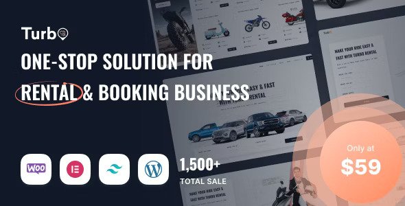 Turbo v12.0.5 – WooCommerce Rental & Booking Theme