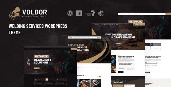 Voldor v1.0.0 – Welding & Metal Work WordPress Theme