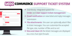 WooCommerce Support Ticket System v17.9 - WooCommerce WordPress Plugin