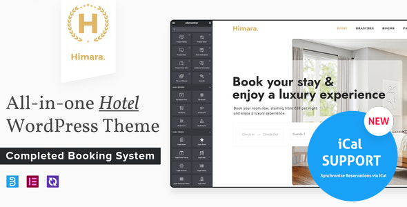 Himara v1.0.2 – Hotel Booking WordPress Theme Download