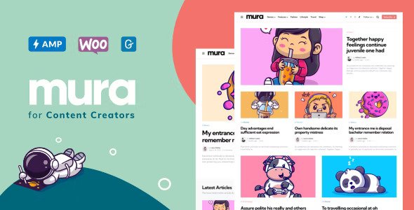 Mura v1.6.9 – WordPress Theme for Content Creators Download