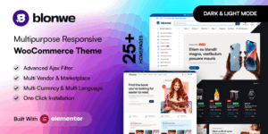 Blonwe v1.2.4 – Multipurpose WooCommerce Theme Nulled