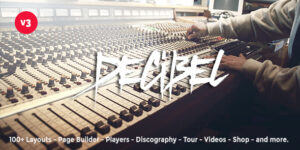 Decibel v3.8.40 – Professional Music WordPress Theme Nulled