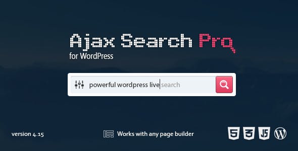 Ajax Search Pro v4.27.1 - Live WordPress Search & Filter Plugin Download