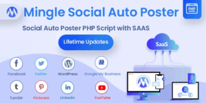 Mingle SAAS v5.5.4 – Social Auto Poster & Scheduler PHP Script Nulled