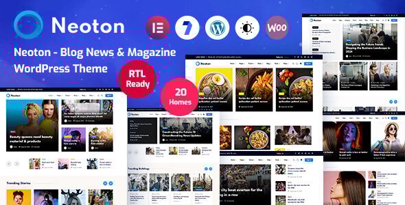 Neoton v4.0.9 – News Magazine WordPress Theme Download