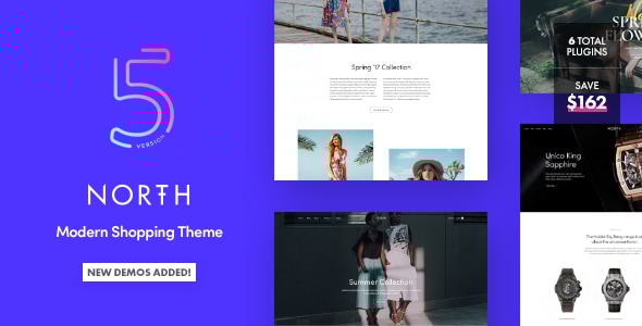 North v5.7.5 – Responsive WooCommerce Theme Nulled Download
