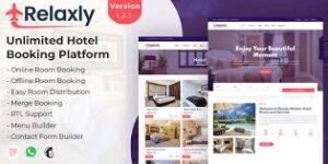 Relaxly v1.2.1 – Unlimited Hotel Booking Platform Nulled Download