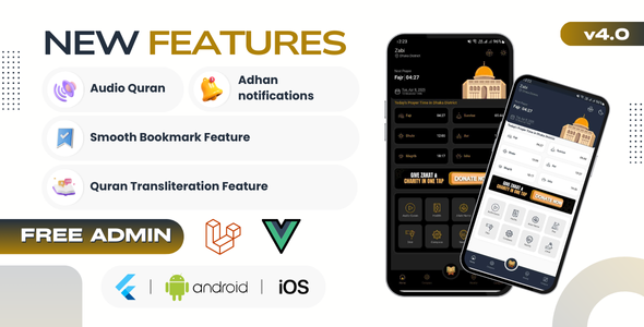 Zabi Islamic Flutter & Android ISO App v4.0 Download