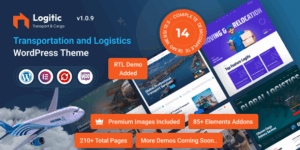 Logitic v1.1.0 - Transportation & Logistics WordPress Theme