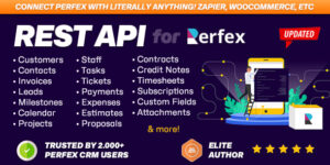 REST API module for Perfex CRM v2.0.8 – Connect your Perfex CRM with third party applications