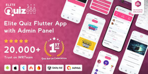 Elite Quiz v2.3.3 – Trivia Quiz | Quiz Game – Flutter Full App + Admin Panel Nulled