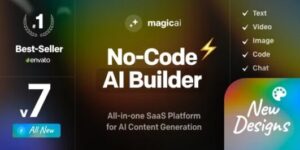 MagicAI v8.4 – OpenAI Content, Text, Image, Video, Chat, Voice, and Code Generator as SaaS Nulled