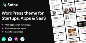 Sofax v1.0.2 – Software & Startup WordPress Theme