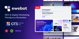 Ewebot v3.2.2 – SEO Marketing Digital Agency WordPress Theme Nulled