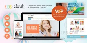 Kids Planet v2.2.13 – A Multipurpose Children WordPress Theme for Kindergarten and Playgroup