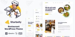 Starbelly v1.3.4 – Restaurant WordPress Theme Nulled