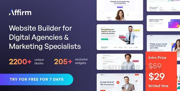 Affirm v4.0.5 – Marketing & Digital Agency WordPress Theme Nulled