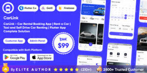 CarLink v1.2 - Car Rental Booking App - Rent a Car Complete Solution