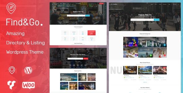 Findgo v1.3.53 – Directory Listing WordPress Theme Download