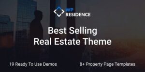 WP Residence v5.0.9 – Real Estate WordPress Theme Nulled