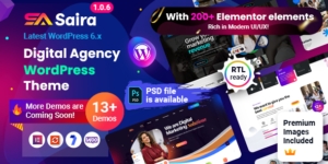 Saira v1.0.7 – Digital Agency WordPress Theme Download