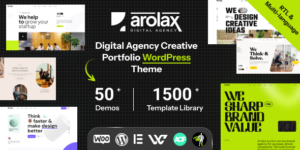 Arolax v2.1.2 – Creative Digital Agency WordPress Theme Download