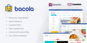 Bacola v1.5.1.3 – Grocery Store and Food eCommerce Theme Nulled