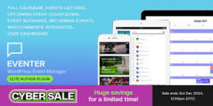Eventer v3.9.6 – WordPress Event & Booking Manager Plugin Nulled