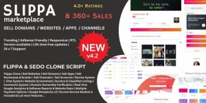 Slippa v4.2 - Domains,Website ,App & Social Media Marketplace PHP Script