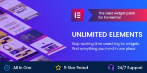 Unlimited Elements for Elementor Page Builder v2.0.2 - WordPress Plugin Nulled