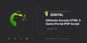 Zontal Arcade HTML 5 Game Portal PHP Script (29 November 2024)