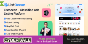 Listocean v1.0.2 – Classified Ads Listing Platform