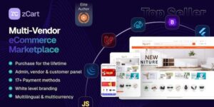 zCart v2.17.1 – Multi-Vendor eCommerce Marketplace + Customer App + 6 Addons Nulled
