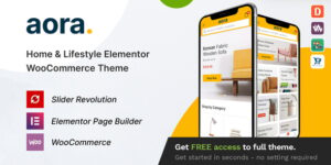 Aora v1.3.7 – Home & Lifestyle Elementor WooCommerce Theme