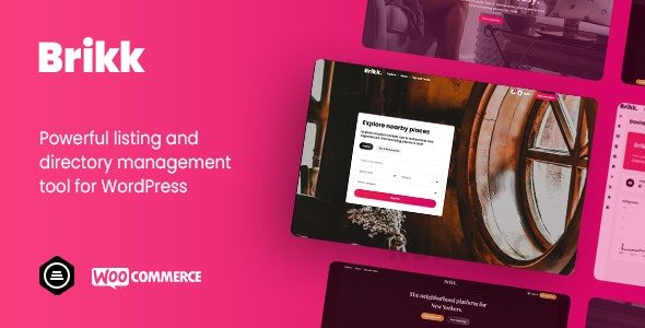 Brikk v2.5.1 – Directory & Listing WordPress Theme Nulled