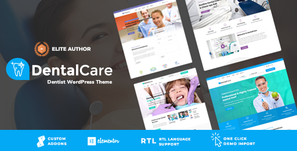 Dental Care v1.9.3 – Dentist & Medical WordPress Theme