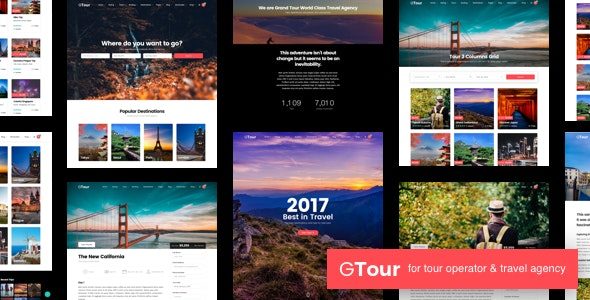 Grand Tour v5.5.6 – Travel Agency WordPress Theme Nulled