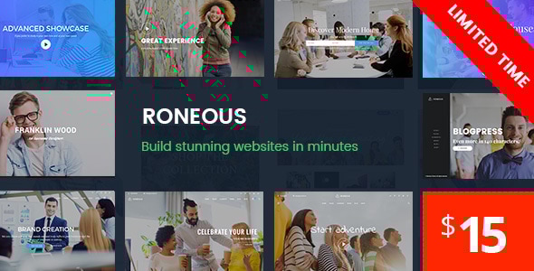 Roneous v2.1 – Creative Multi-Purpose WordPress Theme