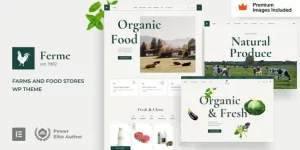 Ferme v9.8 – Food Store & Farm WooCommerce WordPress Theme Nulled