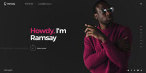 Ramsay v1.1.0 – Personal CV/Resume WordPress Theme