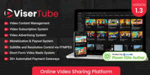 ViserTube v1.5 – Online Video Sharing Platform Nulled