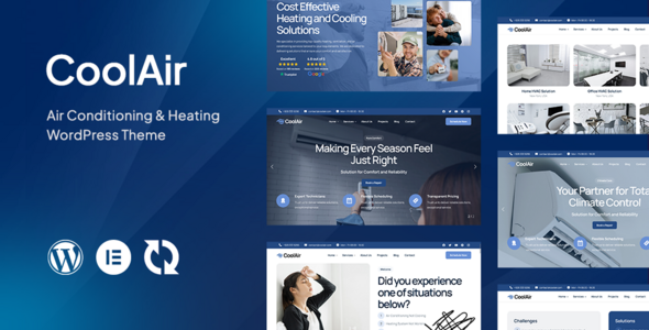 Coolair v1.1.5 – Air Conditioning & Heating HVAC WordPress Theme